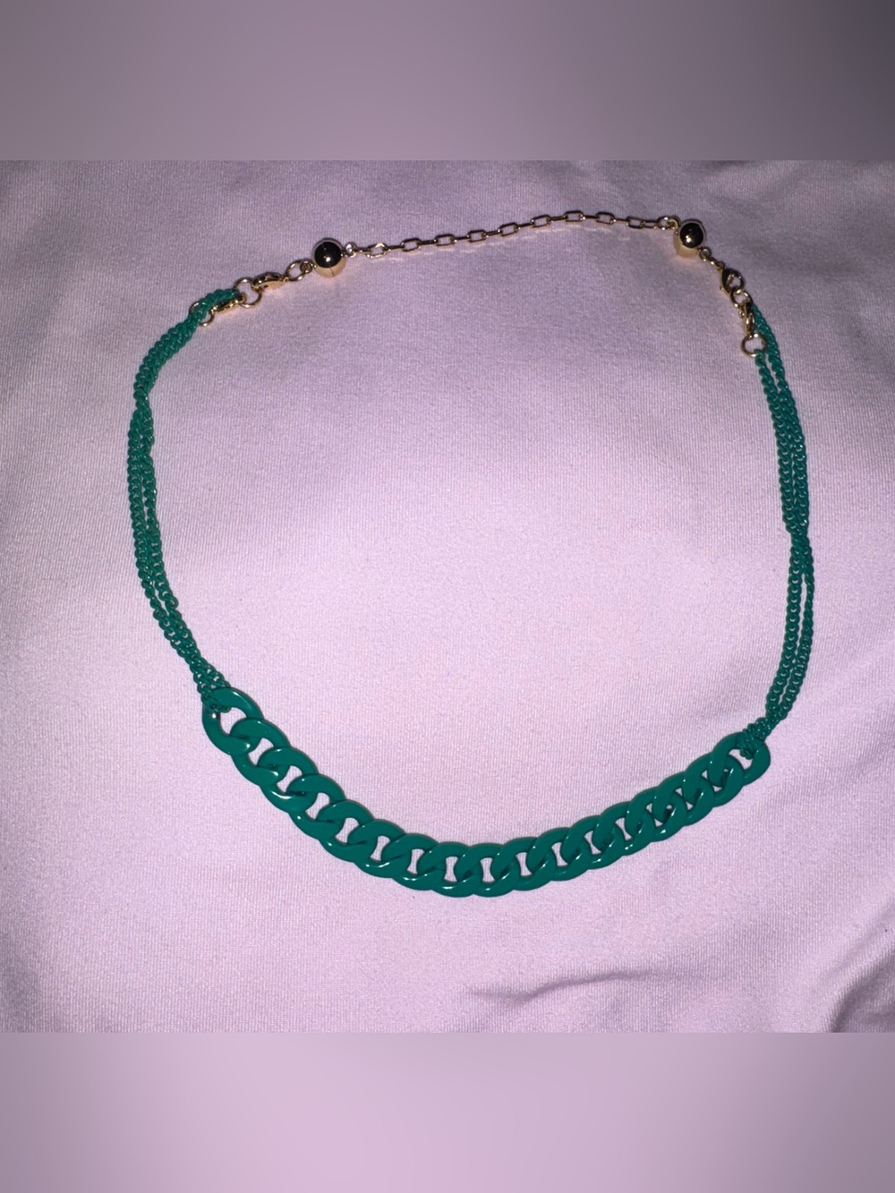 Bar By Alexa Rae x Melania Clara The Alexa Necklace Kelly Green